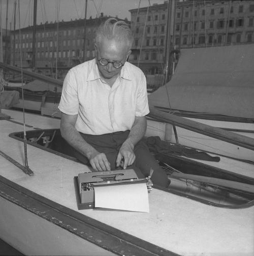 Giornalfoto, Giani Stuparich, 23.08.1951, inv. F052562